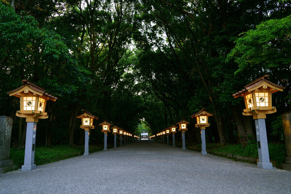 Miyazaki Jingu Shrine entrance